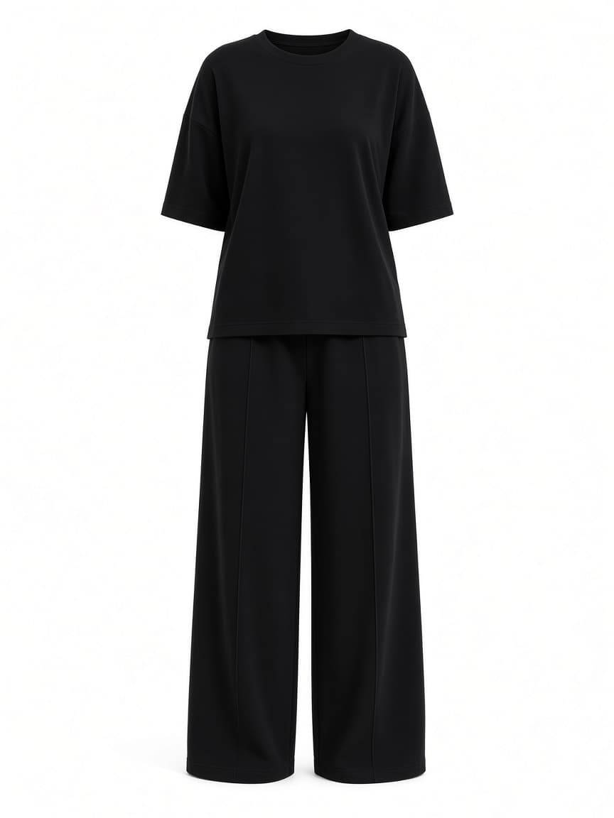 Interlock Co-ord Black