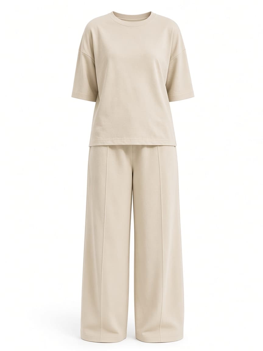 Interlock Co-ord Sand